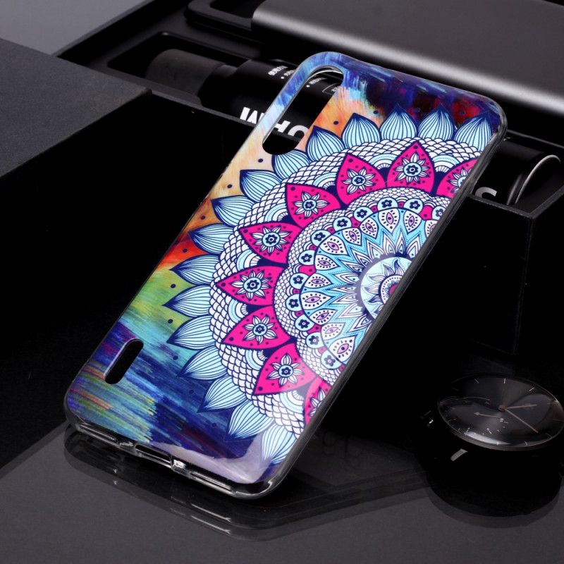 Coque Xiaomi Mi A3 Mandala Coloré Fluorescente