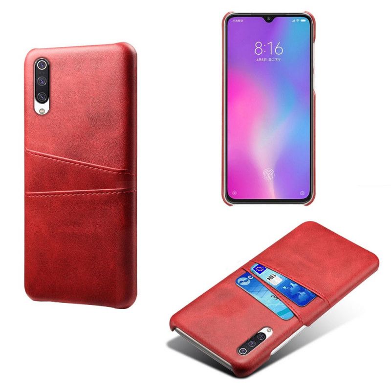 Coque Xiaomi Mi A3 Porte-cartes Effet Cuir