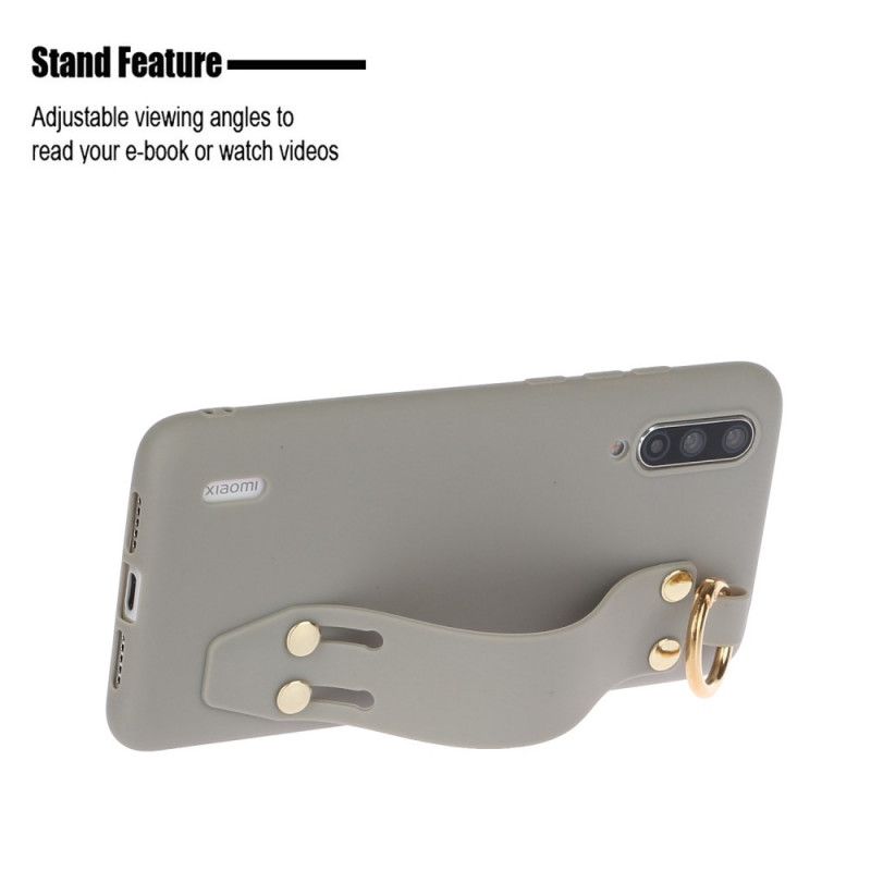 Coque Xiaomi Mi A3 Silicone Avec Sangle Support