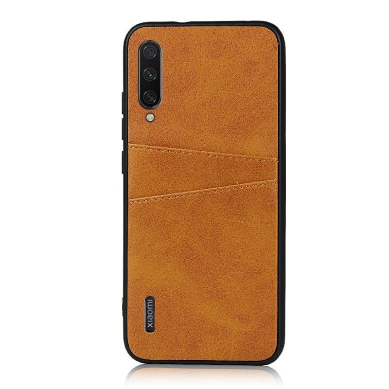 Coque Xiaomi Mi A3 Texture Cuir Double Porte Cartes