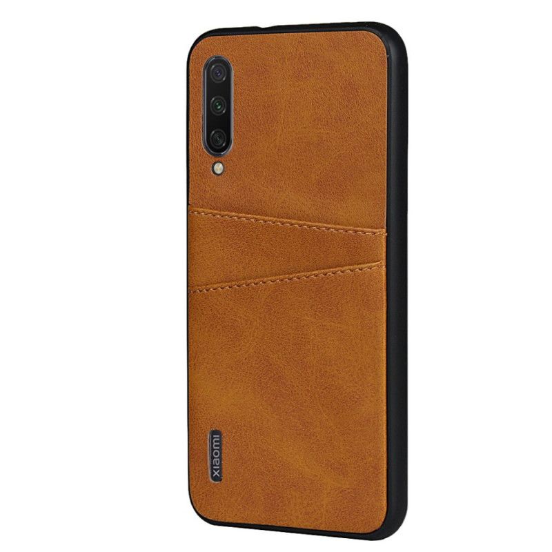 Coque Xiaomi Mi A3 Texture Cuir Double Porte Cartes