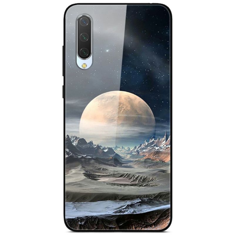 Coque Xiaomi Mi A3 Verre Trempé Lune De L'espace