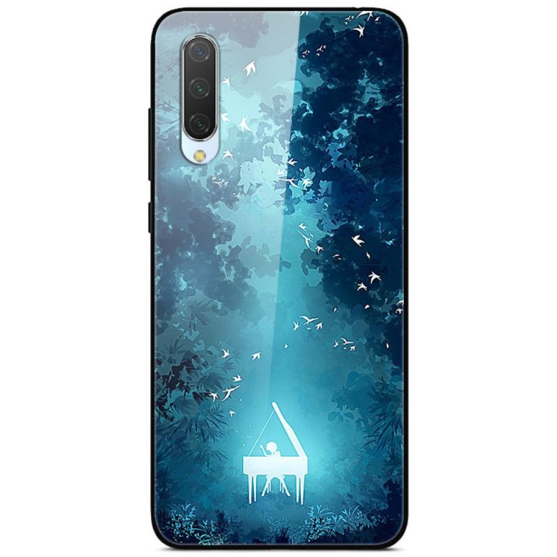 Coque Xiaomi Mi A3 Verre Trempé Piano Dans La Nuit