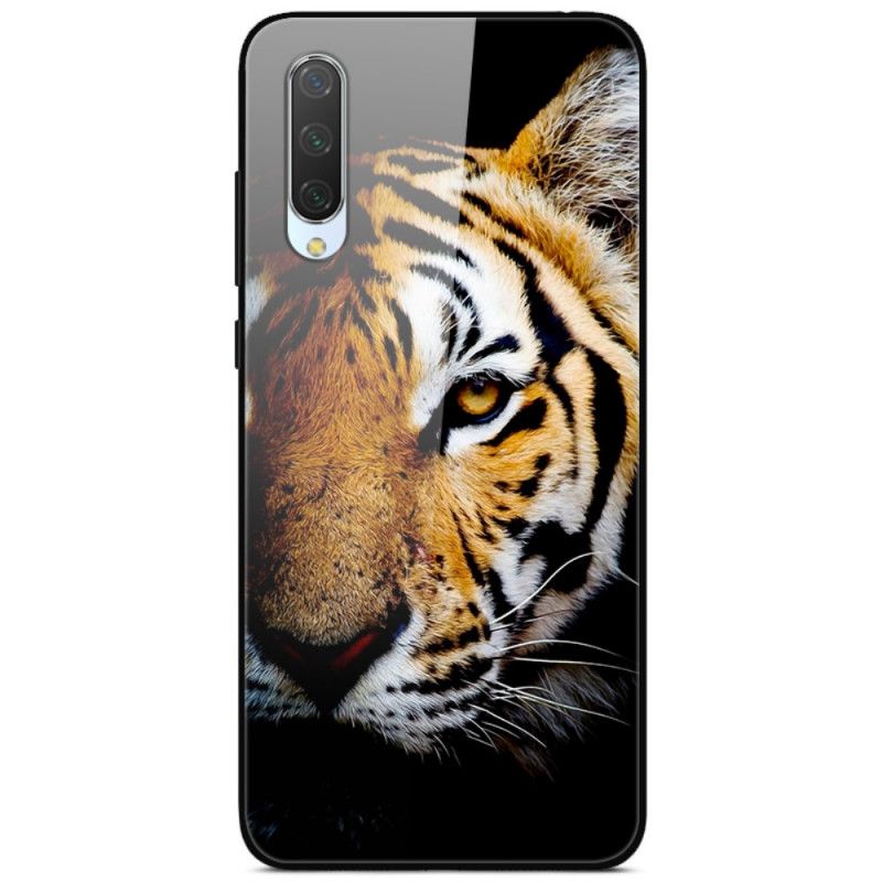 Coque Xiaomi Mi A3 Verre Trempé Tigre Réaliste