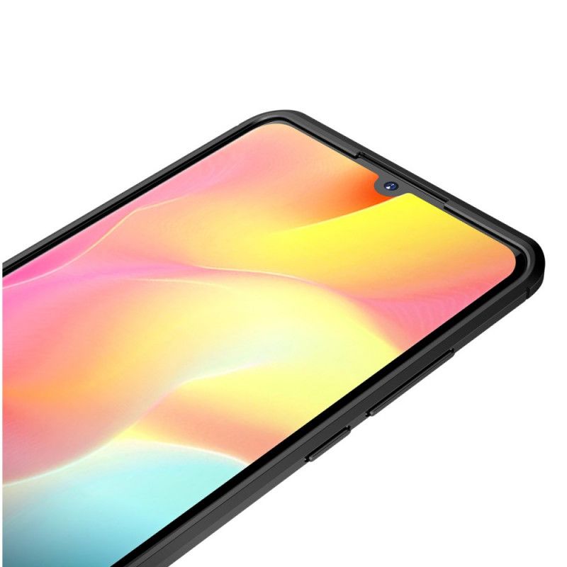 Coque Xiaomi Mi Note 10 Lite Effet Cuir Litchi Double Line