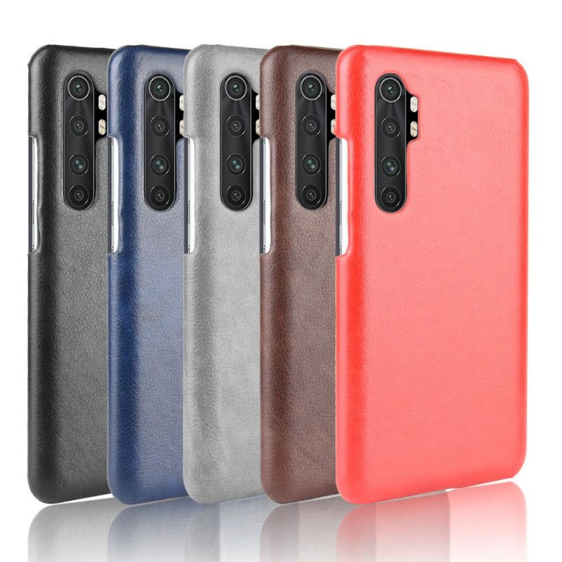 Coque Xiaomi Mi Note 10 Lite Effet Cuir Litchi Performance