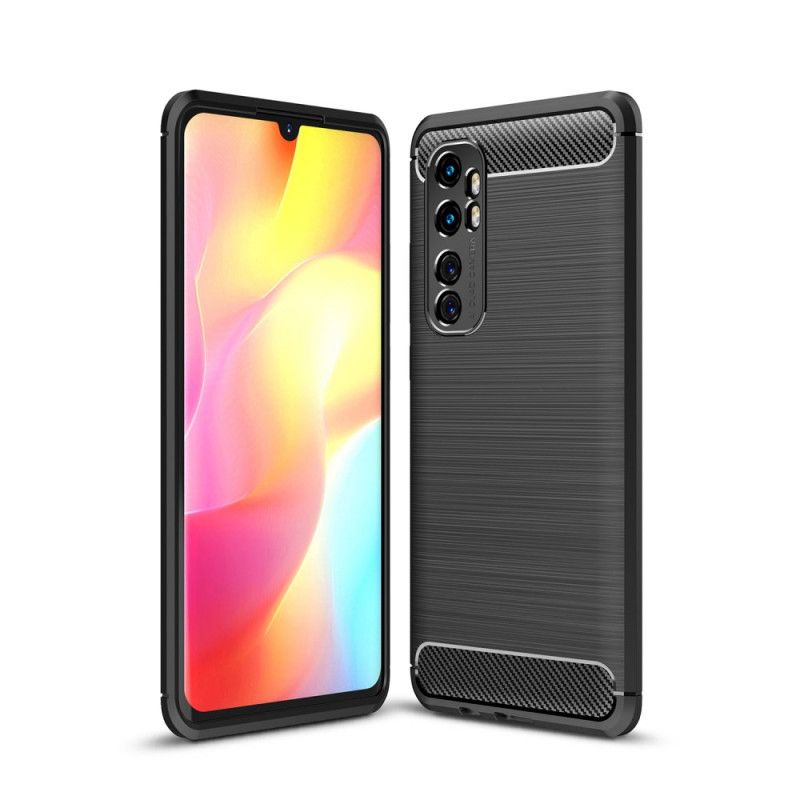 Coque Xiaomi Mi Note 10 Lite Fibre Carbone Brossée