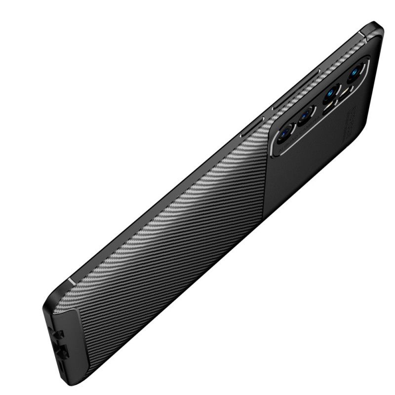 Coque Xiaomi Mi Note 10 Lite Flexible Texture Fibre Carbone