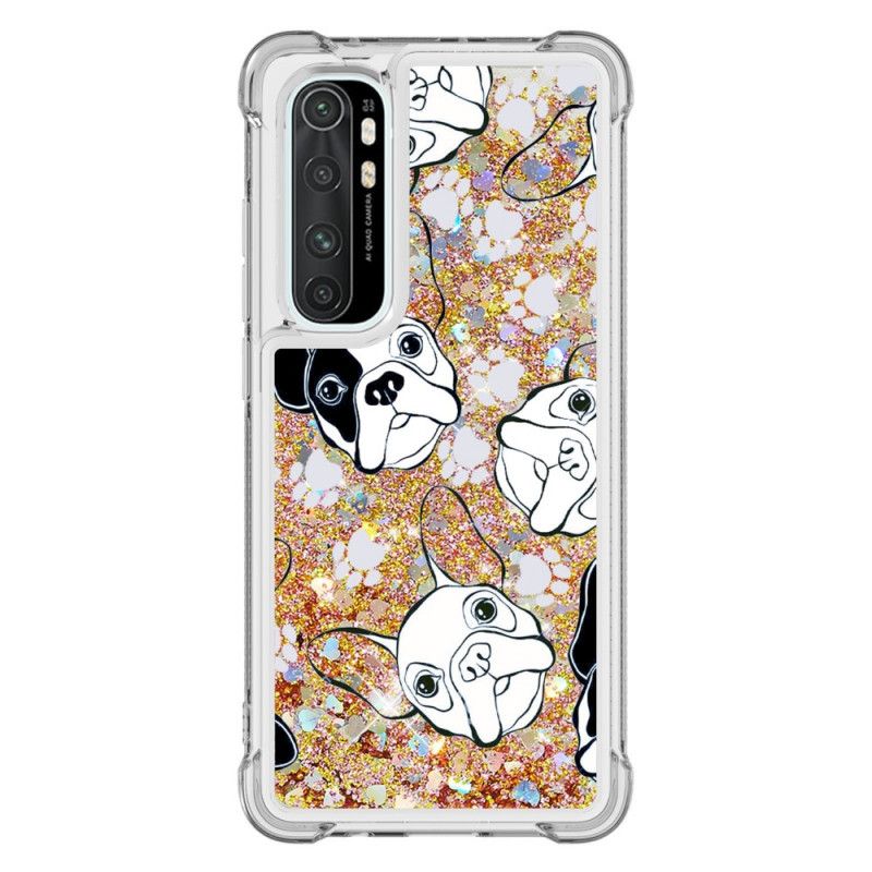 Coque Xiaomi Mi Note 10 Lite Mr Chien Paillettes