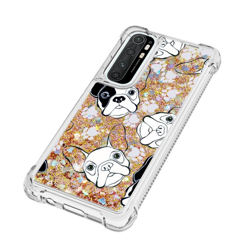 Coque Xiaomi Mi Note 10 Lite Mr Chien Paillettes