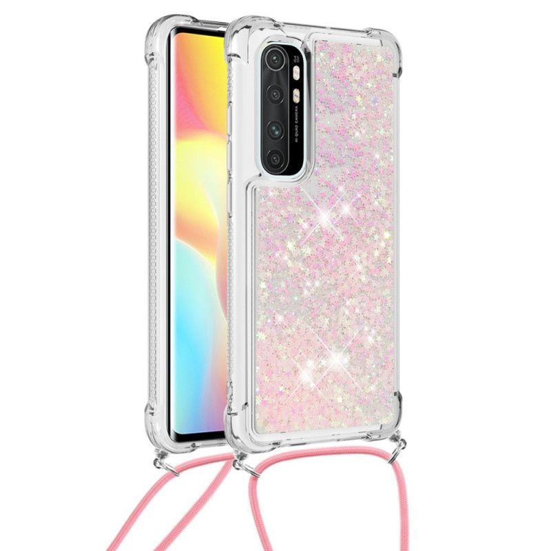 Coque Xiaomi Mi Note 10 Lite Paillettes Et Cordon