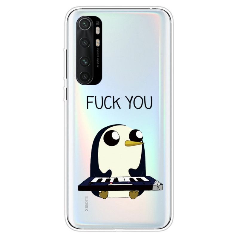 Coque Xiaomi Mi Note 10 Lite Pingouin Fuck You