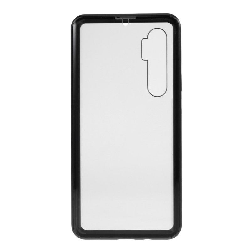 Coque Xiaomi Mi Note 10 Lite Rebords Métal Et Double Verre Trempé