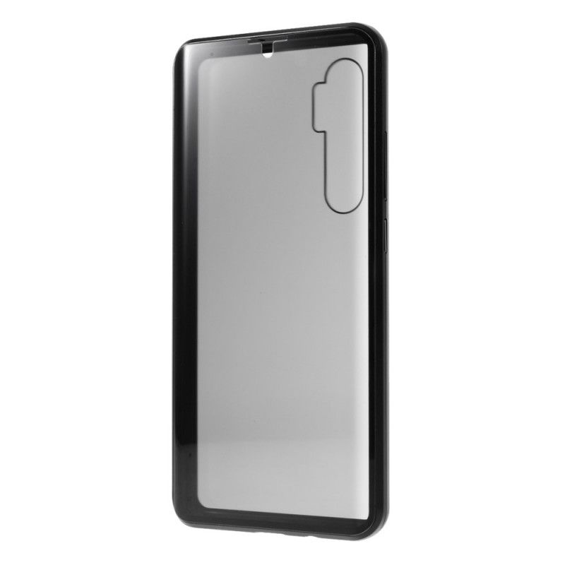 Coque Xiaomi Mi Note 10 Lite Rebords Métal Et Double Verre Trempé