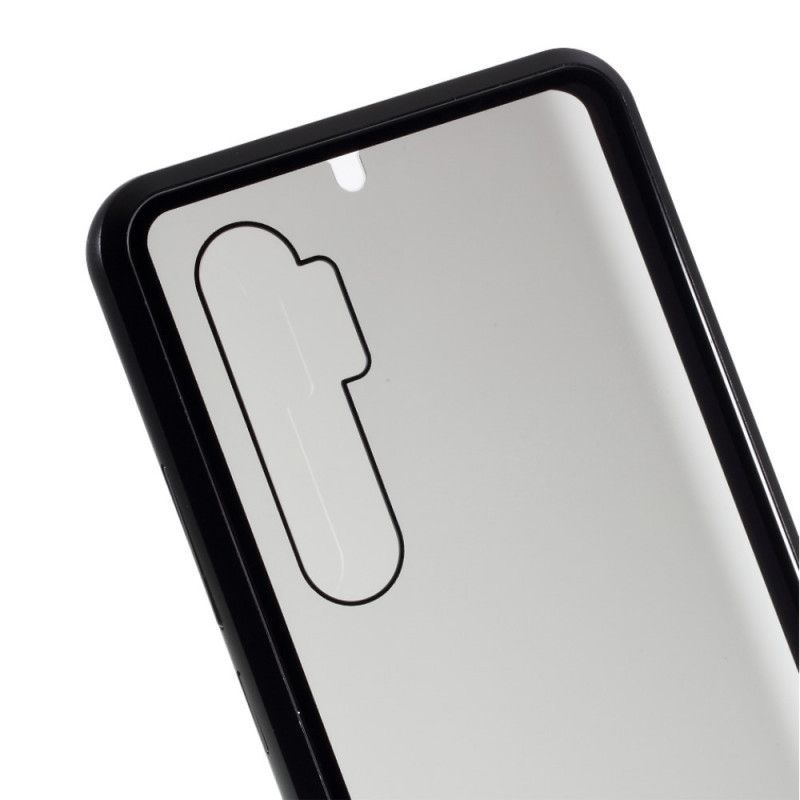 Coque Xiaomi Mi Note 10 Lite Rebords Métal Et Double Verre Trempé