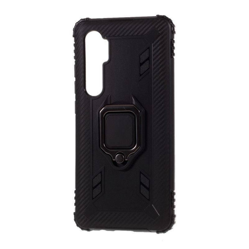 Coque Xiaomi Mi Note 10 Lite Ring Et Fibre Carbone