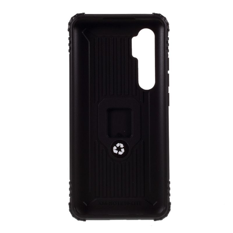 Coque Xiaomi Mi Note 10 Lite Ring Et Fibre Carbone