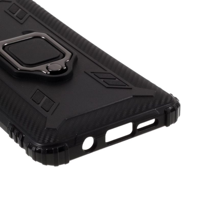 Coque Xiaomi Mi Note 10 Lite Ring Et Fibre Carbone