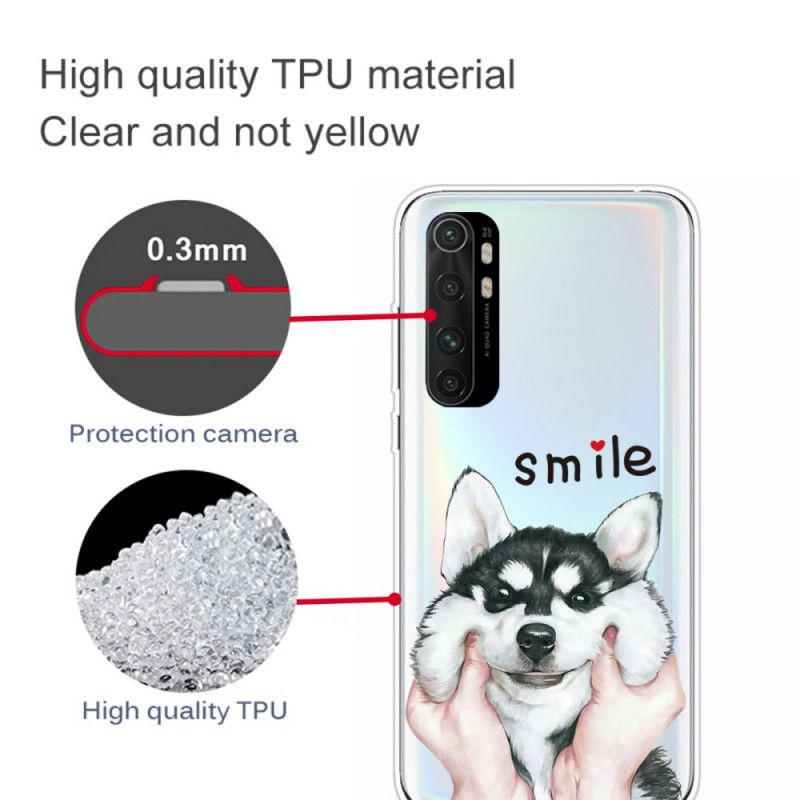 Coque Xiaomi Mi Note 10 Lite Smile Dog