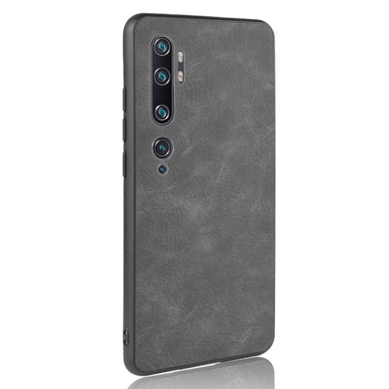 Coque Xiaomi Mi Note 10 / Note 10 Pro Effet Cuir Look Vintage