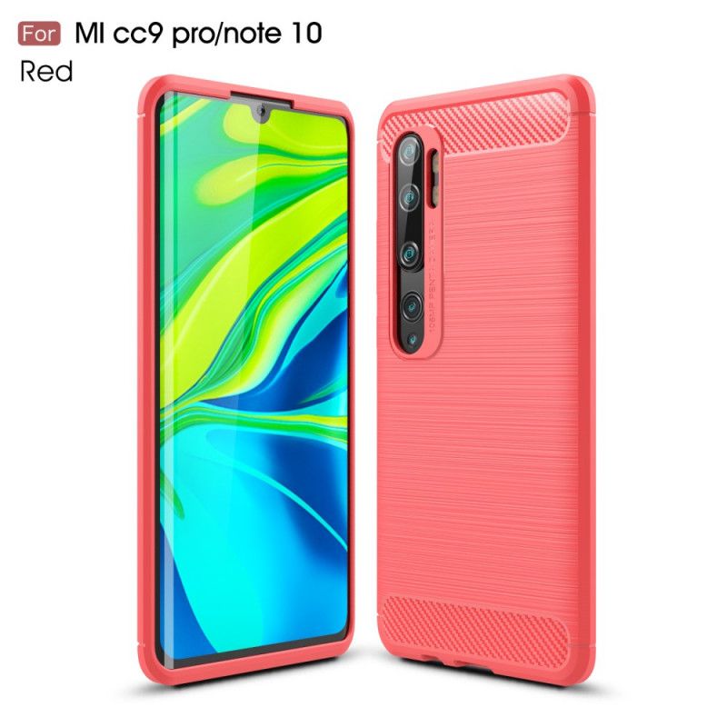 Coque Xiaomi Mi Note 10 / Note 10 Pro Fibre Carbone Brossée