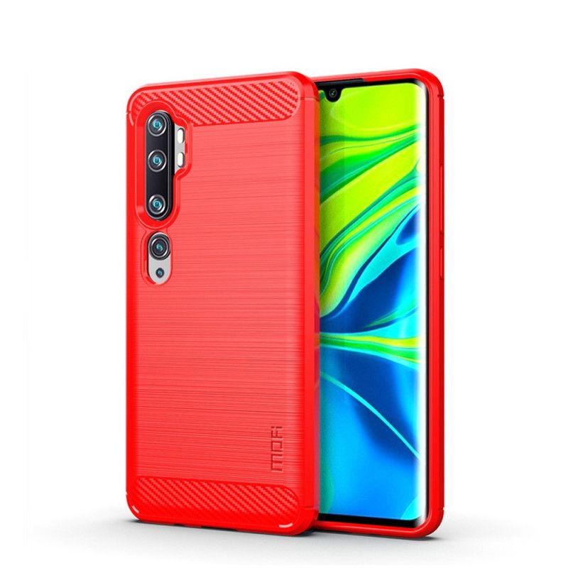 Coque Xiaomi Mi Note 10 / Note 10 Pro Fibre Carbone Brossée Mofi