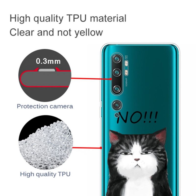 Coque Xiaomi Mi Note 10 / Note 10 Pro Le Chat Qui Dit Non