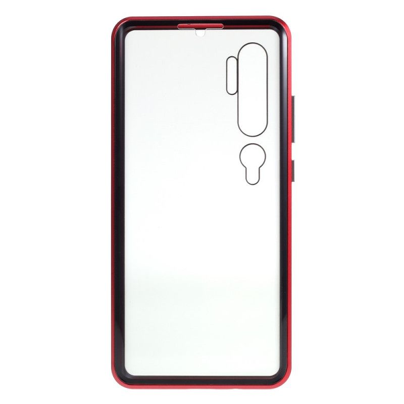 Coque Xiaomi Mi Note 10 / Note 10 Pro Rebords Métal Et Verre Trempé