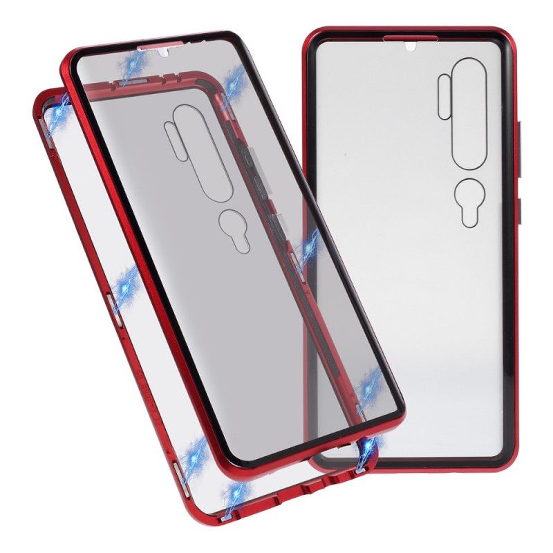 Coque Xiaomi Mi Note 10 / Note 10 Pro Rebords Métal Et Verre Trempé