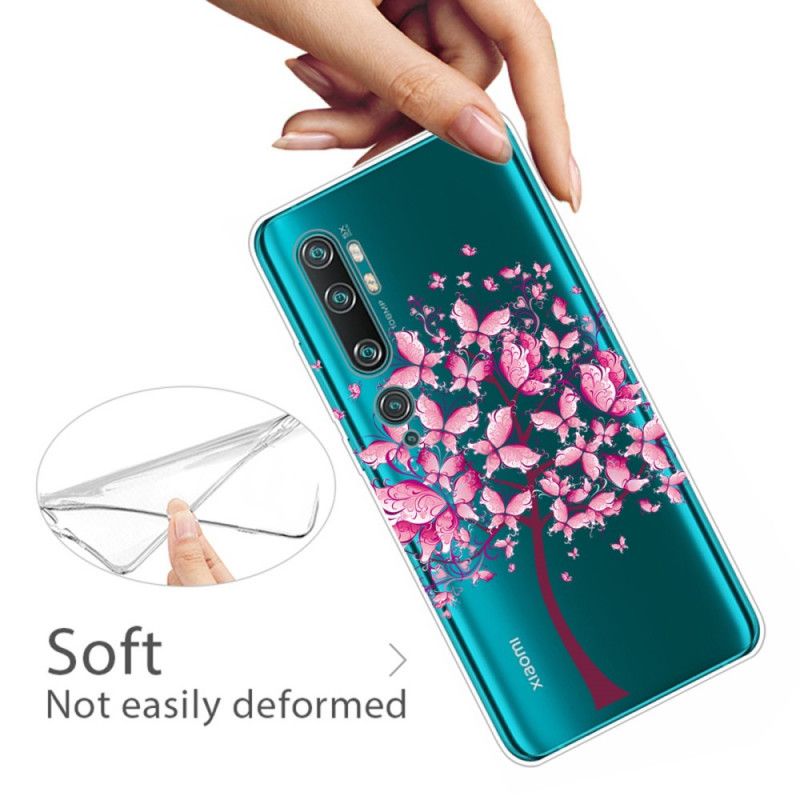 Coque Xiaomi Mi Note 10 / Note 10 Pro Top Arbre Rose