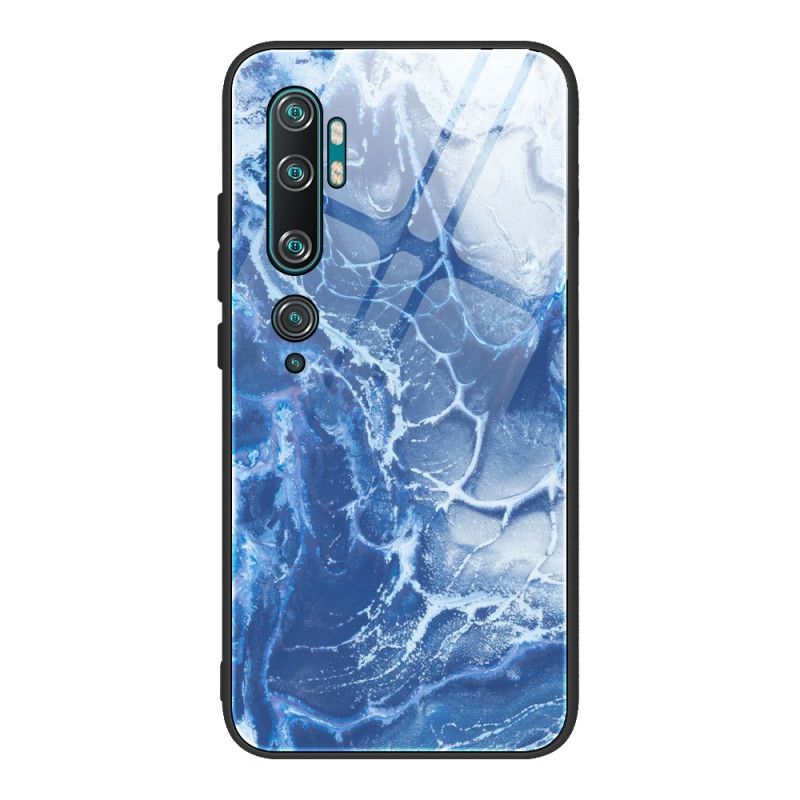 Coque Xiaomi Mi Note 10 Verre Trempé Marble Colors