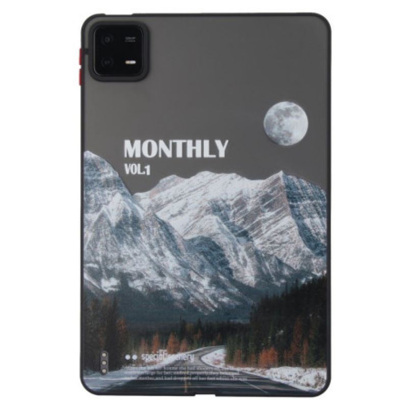 Coque Xiaomi Pad 6 / 6 Pro Montagne Enneigée et l'Autoroute