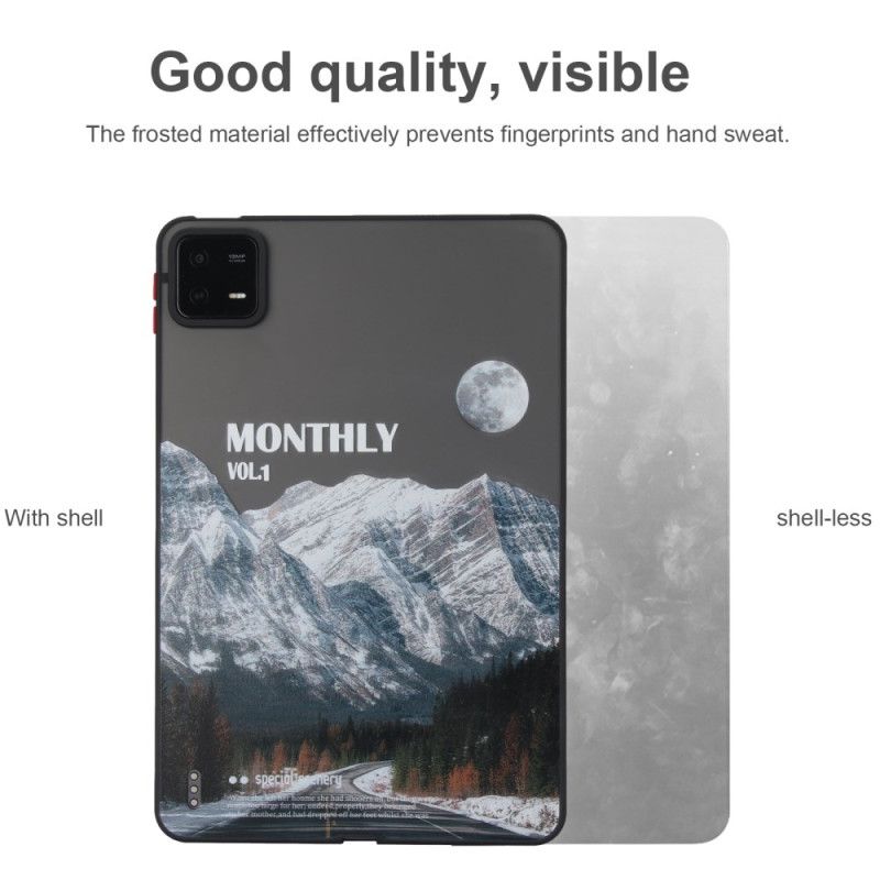 Coque Xiaomi Pad 6 / 6 Pro Montagne Enneigée et l'Autoroute