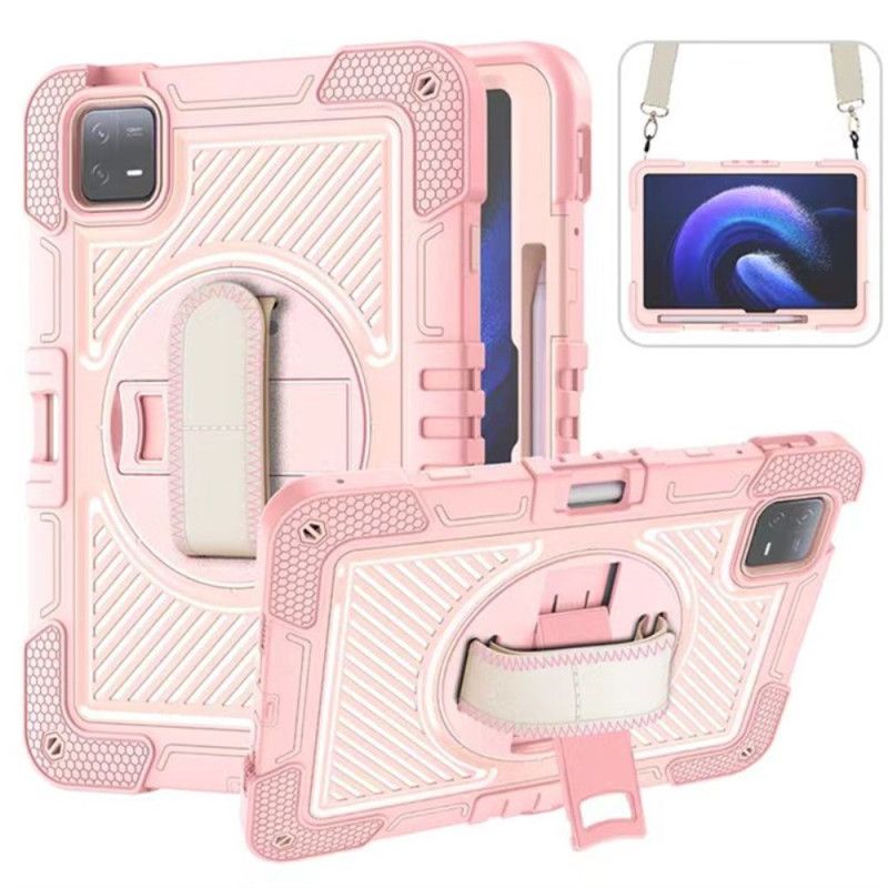 Coque Xiaomi Pad 6 / 6 Pro Ultra Résistante avec Bandoulière