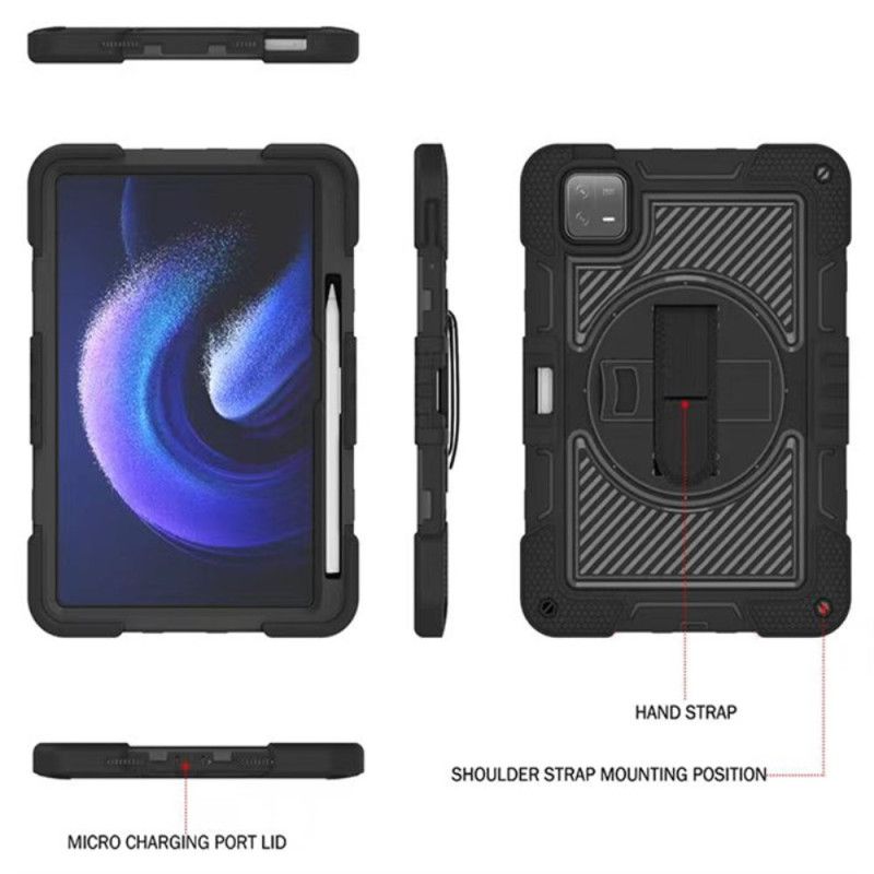 Coque Xiaomi Pad 6 / 6 Pro Ultra Résistante avec Bandoulière