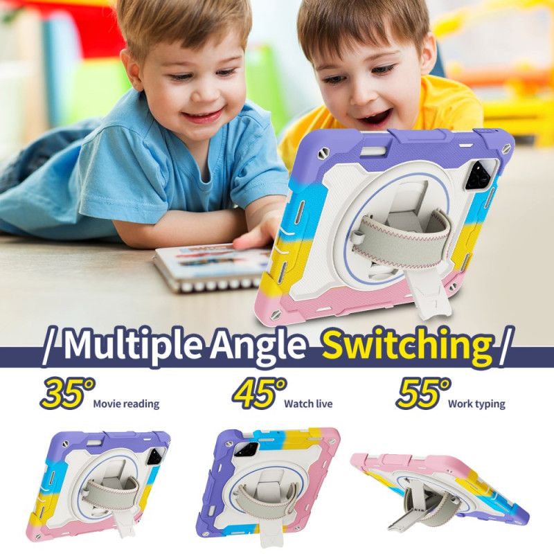 Coque Xiaomi Pad 7 / Pad 7 Pro Ultra Résistante avec Sangle et Support