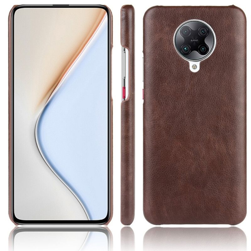 Coque Xiaomi Poco F2 Pro Effet Cuir Litchi Performance