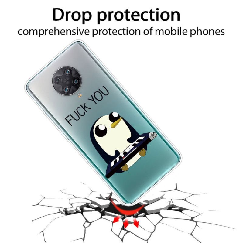 Coque Xiaomi Poco F2 Pro Pingouin Fuck You