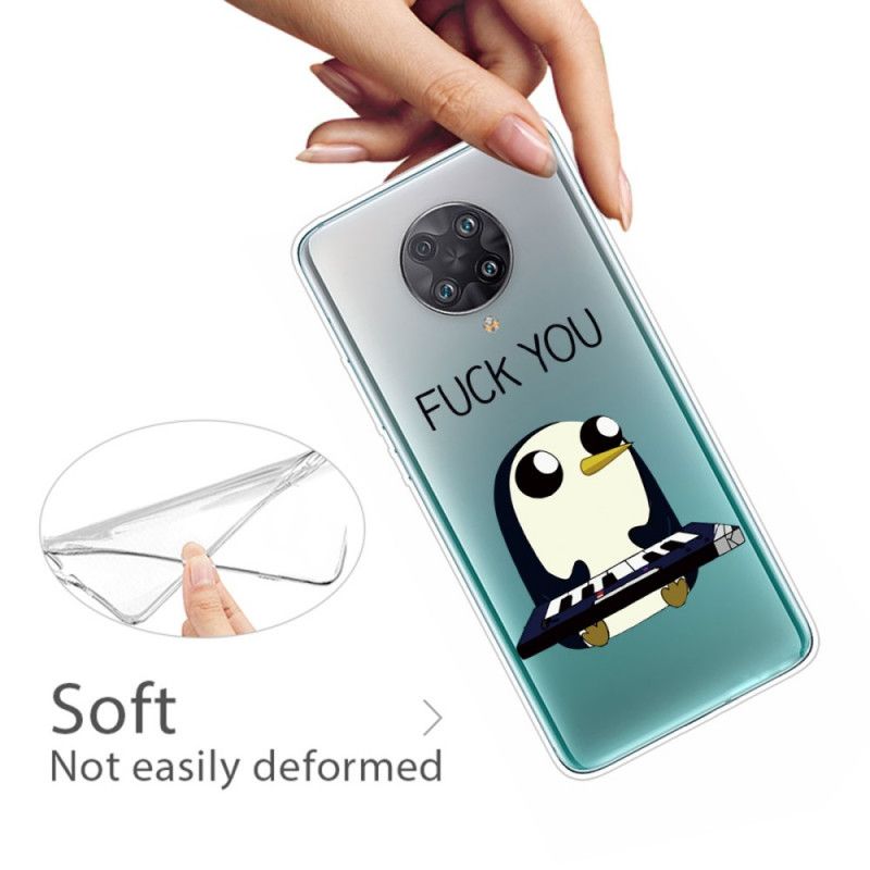 Coque Xiaomi Poco F2 Pro Pingouin Fuck You