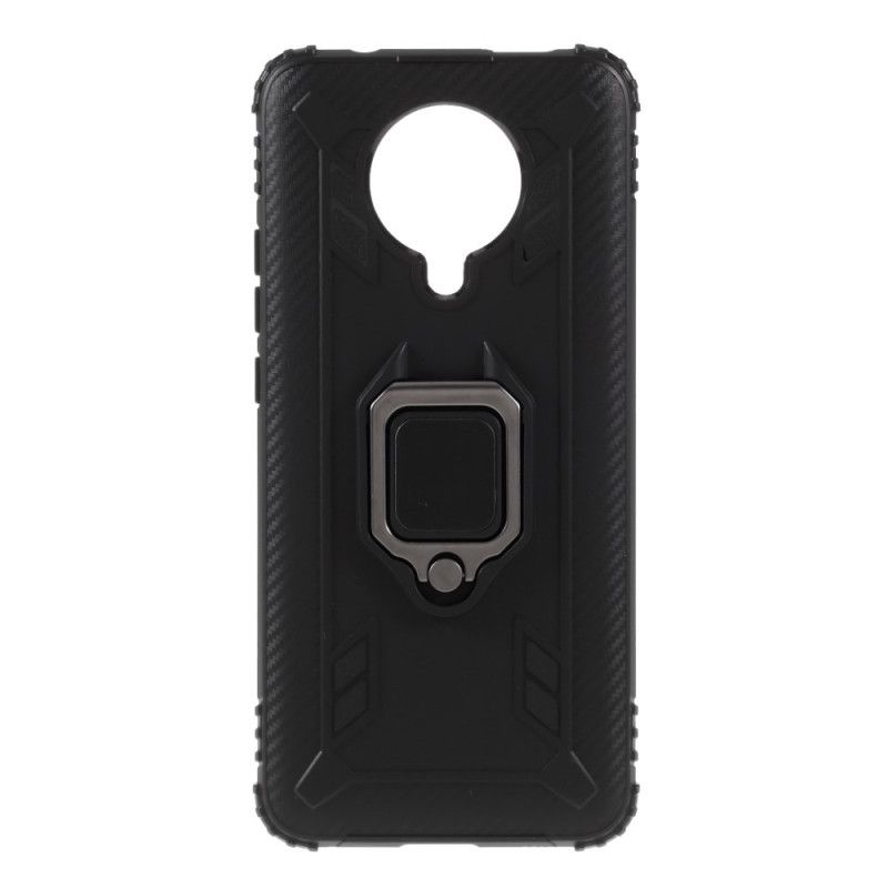 Coque Xiaomi Poco F2 Pro Ring Et Fibre Carbone