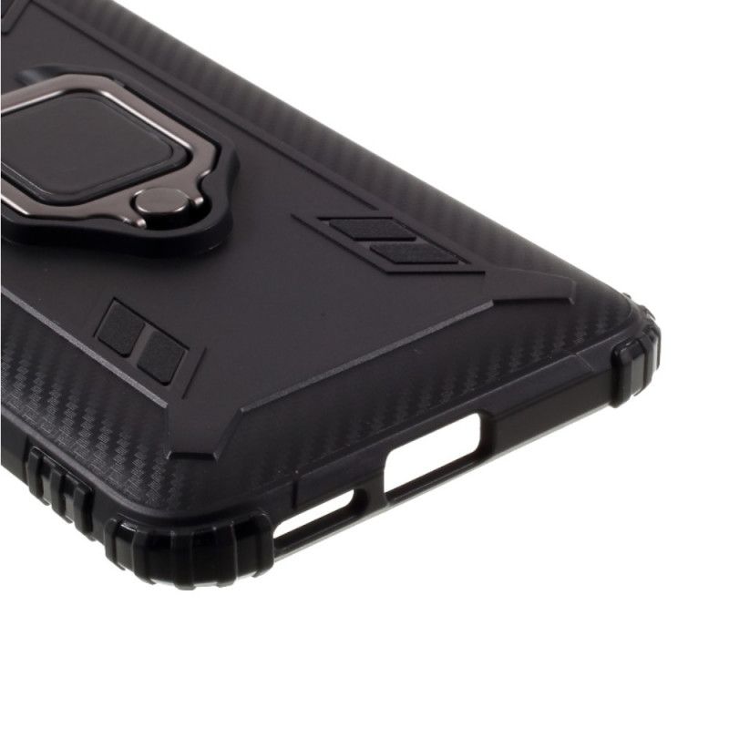 Coque Xiaomi Poco F2 Pro Ring Et Fibre Carbone