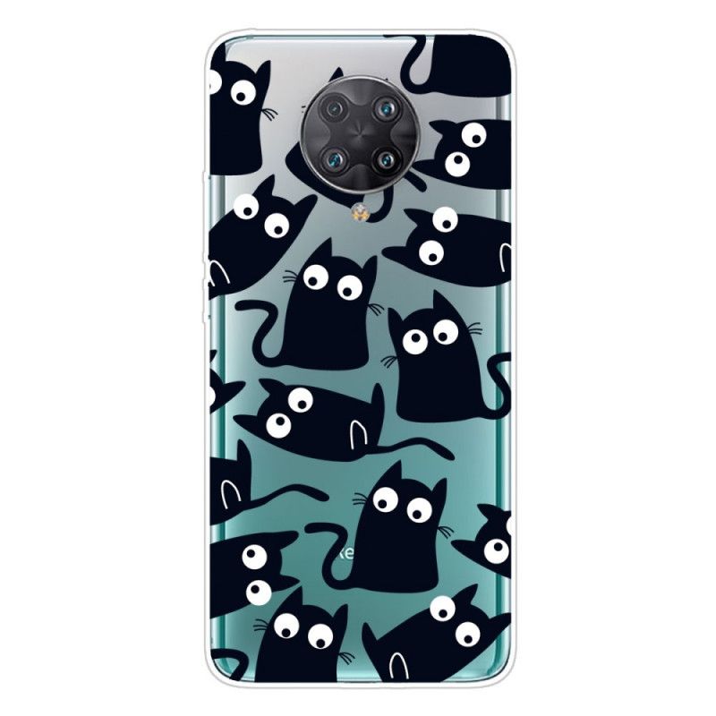 Coque Xiaomi Poco F2 Pro Souris Noires