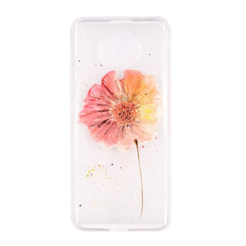 Coque Xiaomi Poco F2 Pro Transparente Coquelicot Aquarelle