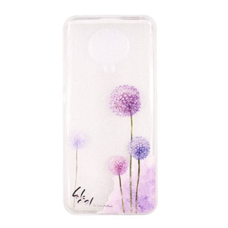 Coque Xiaomi Poco F2 Pro Transparente Pissenlits Colorés