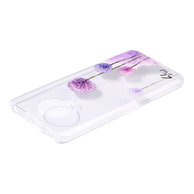 Coque Xiaomi Poco F2 Pro Transparente Pissenlits Colorés