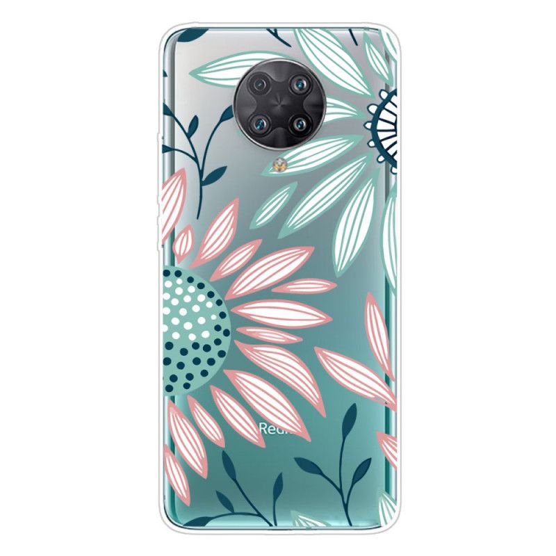 Coque Xiaomi Poco F2 Pro Transparente Une Fleur