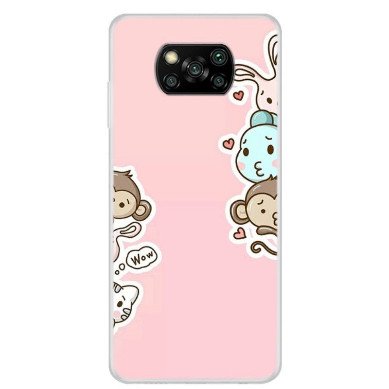 Coque Xiaomi Poco X3 Animaux Wow