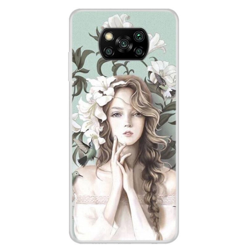 Coque Xiaomi Poco X3 Femme À Fleurs