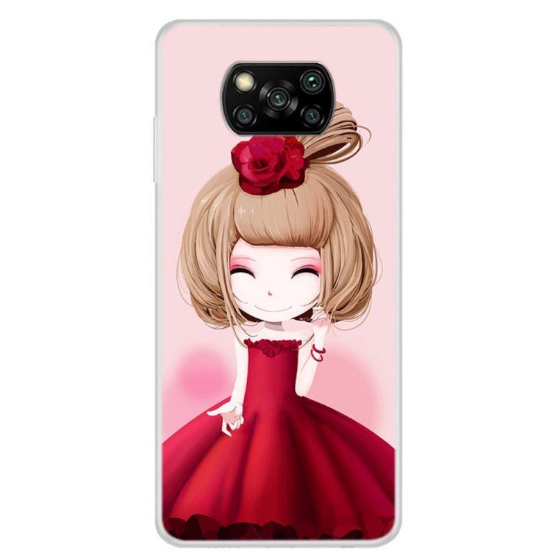 Coque Xiaomi Poco X3 Manga Lady