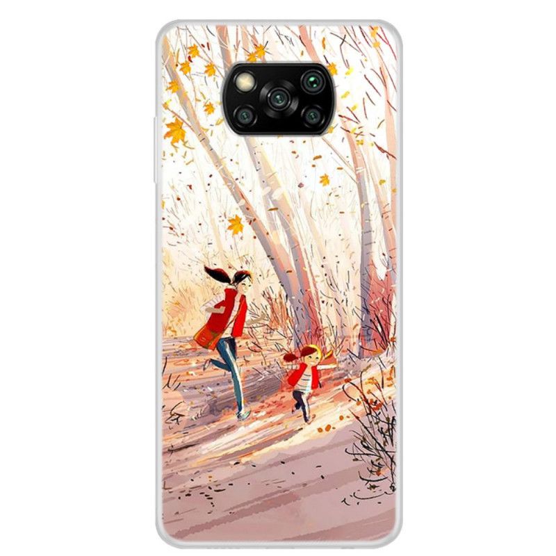 Coque Xiaomi Poco X3 Paysage D'automne